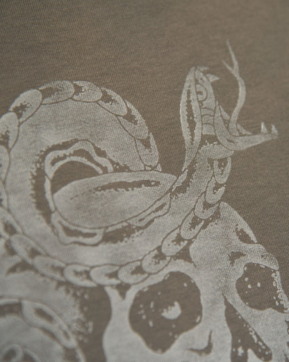 T-SHIRT MCG001  250GSM DISTRESSED AND SUN FADED INK GREY [PRE-ORDER]