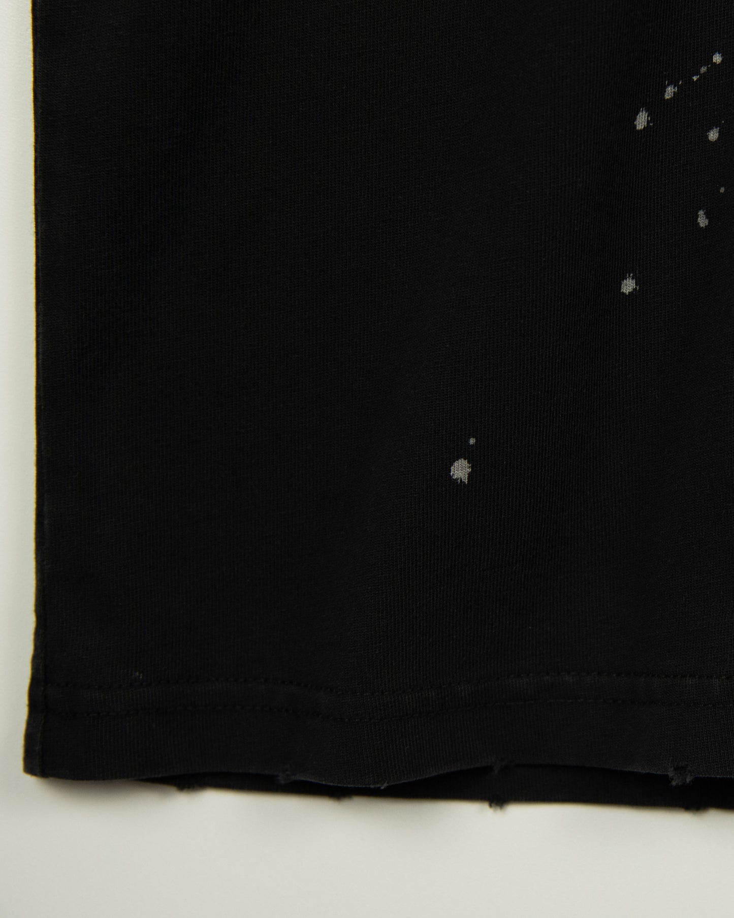 T-SHIRT MCG003 250GSM DISTRESSED AND SUN FADED BLACK [PRE-ORDER]