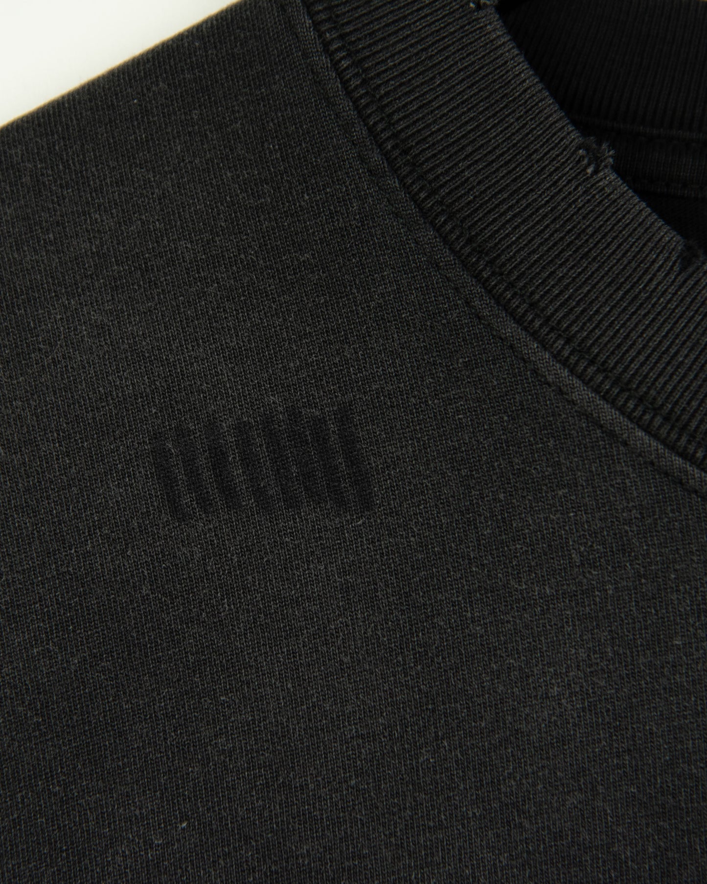 T-SHIRT MCG003 250GSM DISTRESSED AND SUN FADED BLACK [PRE-ORDER]