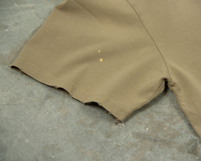 T-SHIRT MCG002 250GSM DISTRESSED AND SUN FADED SAND [PRE-ORDER]